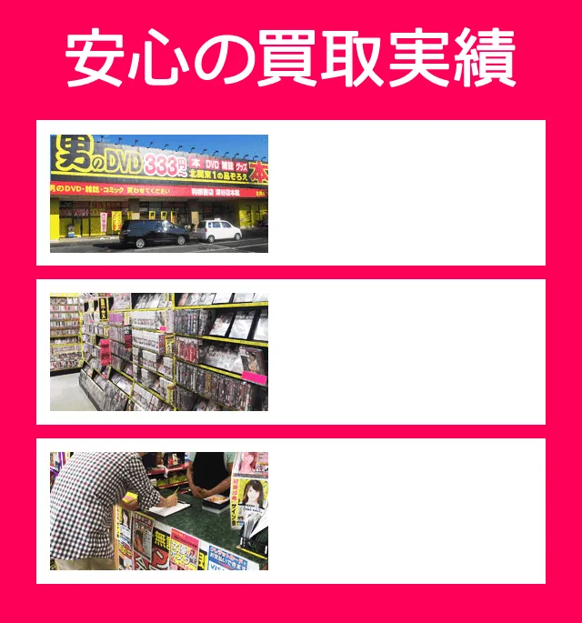 安心の買取実績